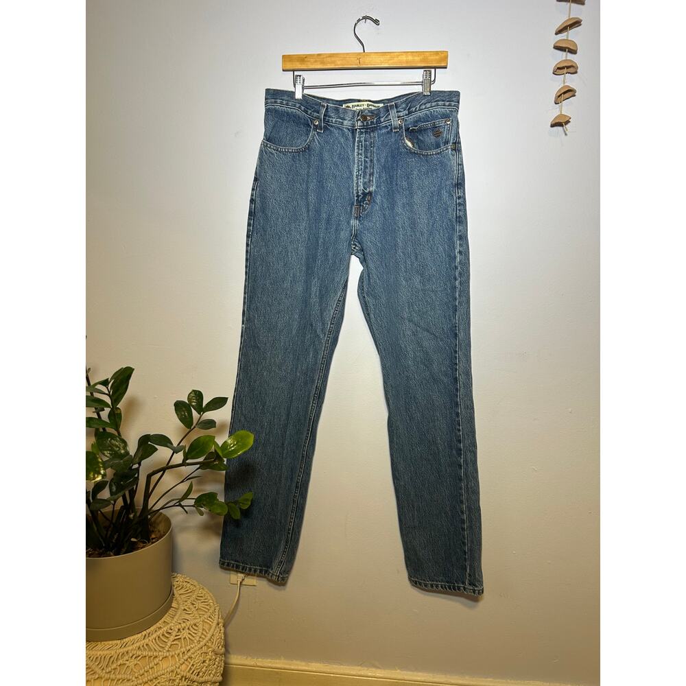 Harley Davidson Genuine MotorClothes Straight Leg Denim Jeans -‎ (Men's 34 x 34)